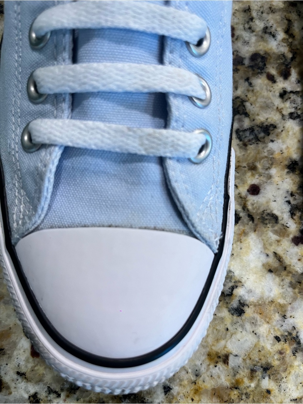 Converse All-Star Light Blue Low Top Canvas Sneakers Men’s 9 Women’s 11 - Picture 6 of 13